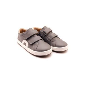 Old Soles Kix Leather Sneaker, Grey